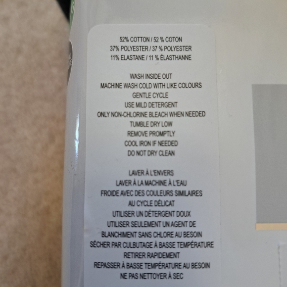 32° Degrees Heat Leggings 2 Pack Size XL Navy Blue Charcoal Grey Stretch - Picture 7 of 11